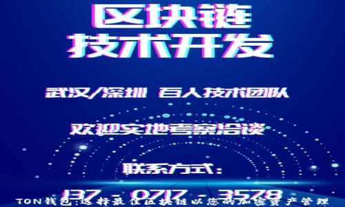 
TON钱包：选择最佳区块链以您的加密资产管理